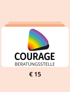 €15 Spende für die Beratungsstelle Courage